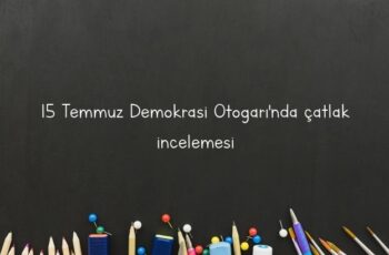 15 Temmuz Demokrasi Otogarı’nda çatlak incelemesi