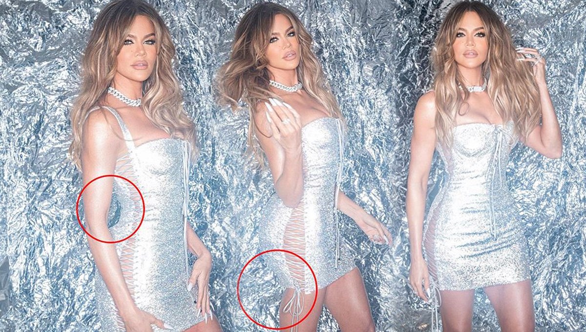 Khloe Kardashian'dan yeni bir Photoshop kazası