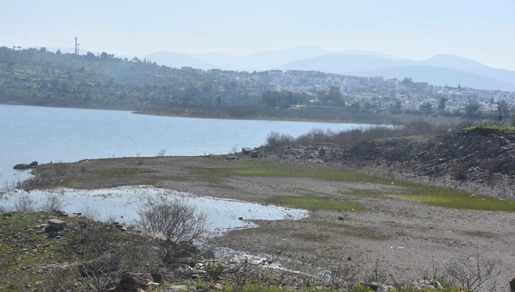 Bodrum'u besleyen barajlarda su seviyesi yüzde 50'den fazla azaldı - Son Dakika Türkiye Haberleri