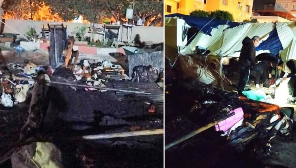 Hatay'da depremzedelerin kaldığı çadırda yangın: 2'si ağır 3 yaralı - Son Dakika Türkiye Haberleri
