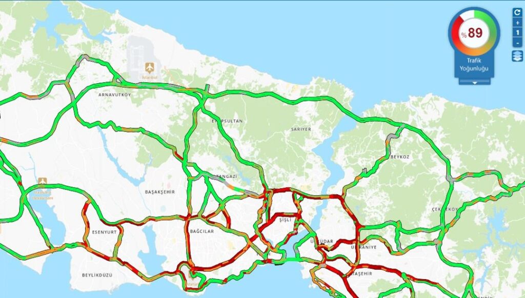 İstanbul'da mesai sonu trafik yoğunluğu - Son Dakika Türkiye Haberleri