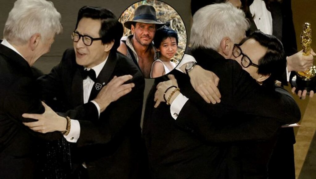 Ke Huy Quan ile Harrison Ford 95. Oscar Ödül Töreni'nde yeniden bir araya geldi