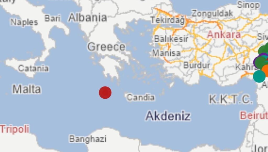 SON DAKİKA: Akdeniz açıklarında 5,3 büyüklüğünde deprem | Son depremler - Son Dakika Türkiye Haberleri