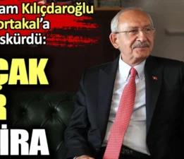 Issız Adam Kılıçdaroğlu Fatih Portakal’a Ateş Püskürdü