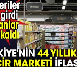 Türkiye’nin 44 Yıllık Dev Zincir Marketi İflas Etti